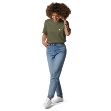 Lade das Bild in den Galerie-Viewer, HEART BIO BAUMWOLL T-SHIRT KHAKI