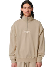 Lade das Bild in den Galerie-Viewer, ONÉ LÅB SWEATER MIT REISSVERSCHLUSS I DUST
