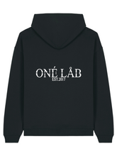 Lade das Bild in den Galerie-Viewer, ONÉ LÅB HOODIE BLACK
