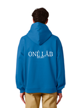 Lade das Bild in den Galerie-Viewer, ONÉ LÅB HOODIE BLUE
