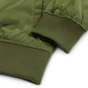 PREMIUM RECYCELTE BOMBERJACKE I GREEN