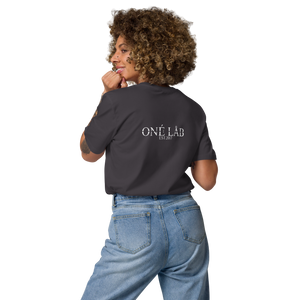 HEART BIO BAUMWOLL T-SHIRT ANTHRACITE