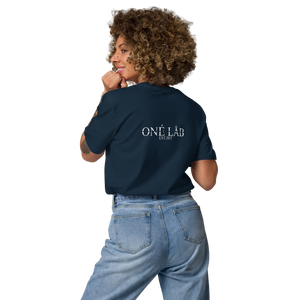 HEART BIO BAUMWOLL T-SHIRT NAVY