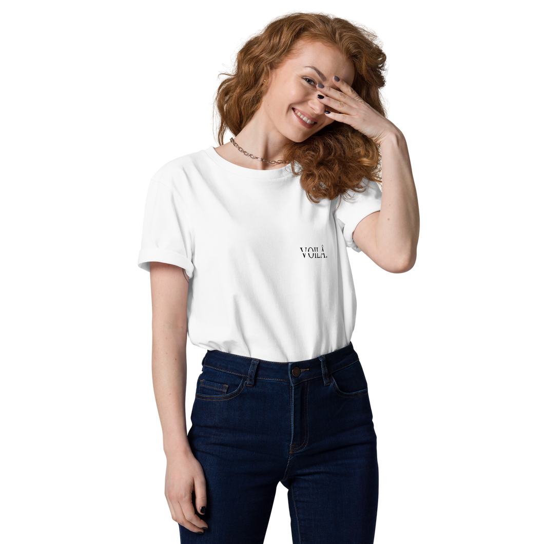 VOILÅ BIO BAUMWOLL T-SHIRT WHITE